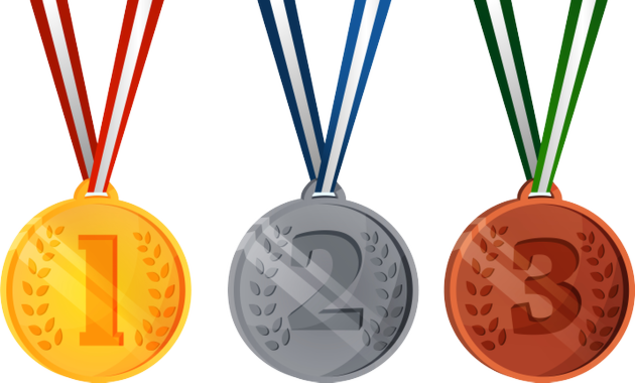 Trois médailles